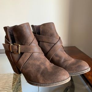 Distressed Booties